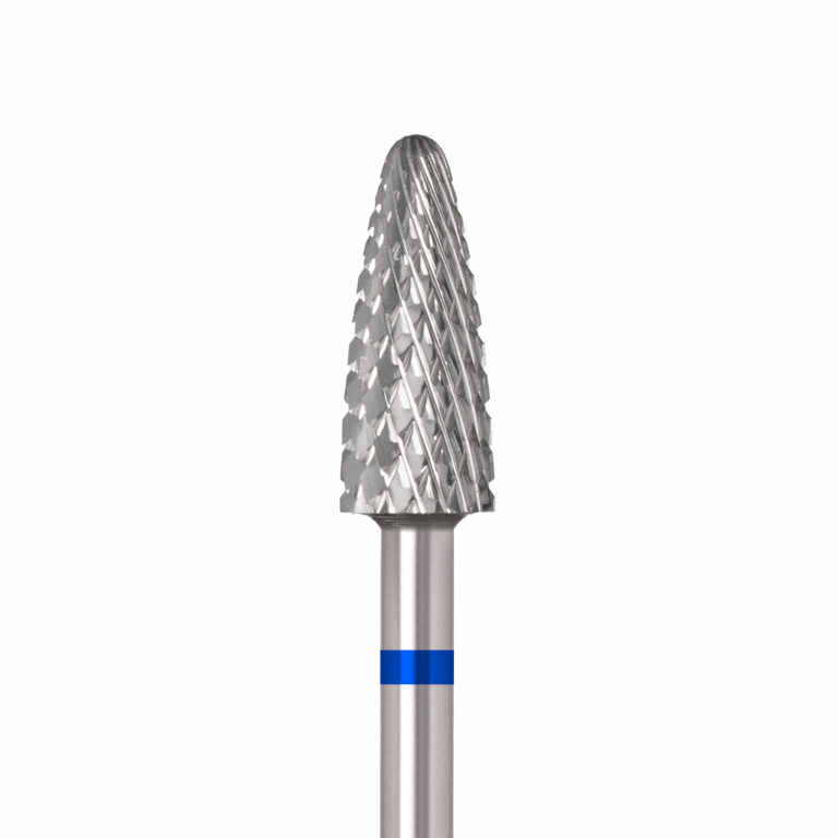 ÜLKA Puntas de carburo, “mazorca” azul 5 х 13 mm 6 carbide_nail_drill_bit_corn_C513M_macro