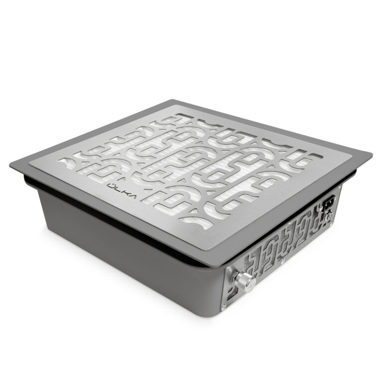 Professional built-in manicure dust collector ÜLKA Aero Silver Grey 1 Built-in_Aero_Prime_grey_01
