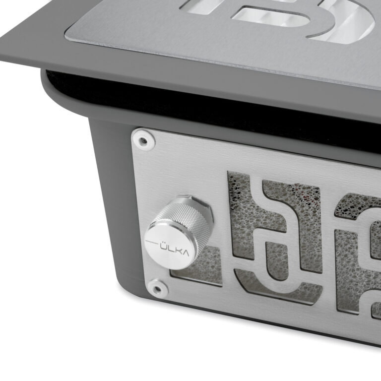 Professional built-in manicure dust collector ÜLKA Aero Silver Grey 4 Built-in_Aero_Prime_grey_04