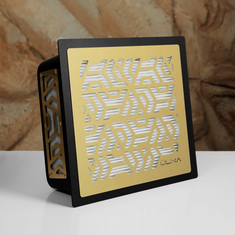 Built-in nail dust collector ÜLKA Premium Gold Black 2 Built-in_Premium_gold_grilles_03