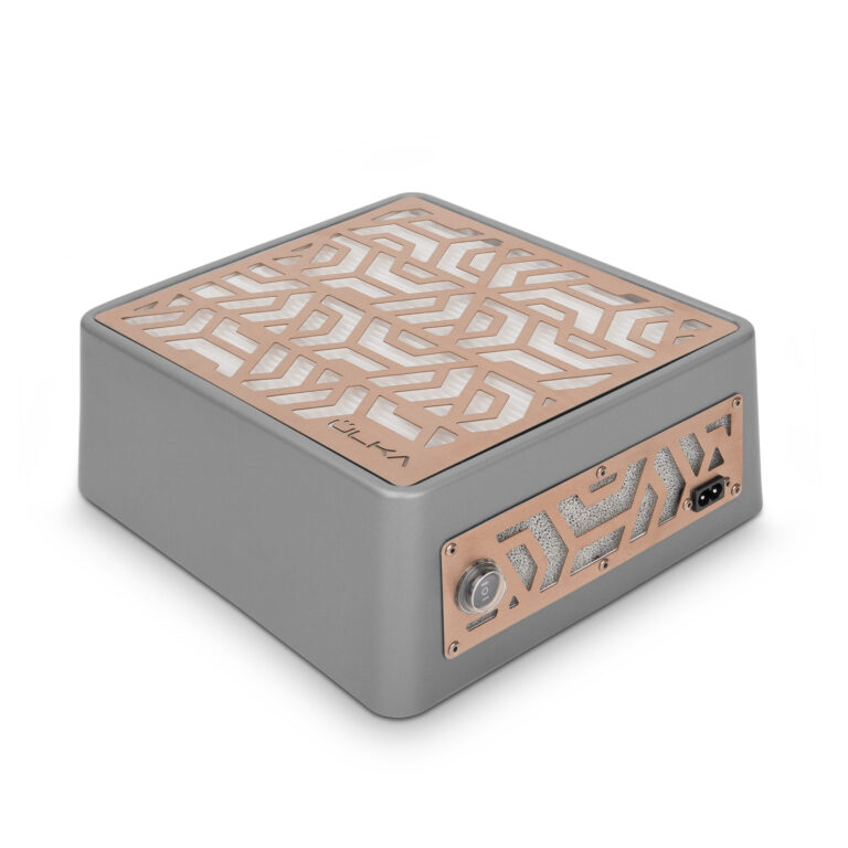 Nail dust collector ÜLKA Premium Rose Gold Grey 2 Tabletop nail dust collector ÜLKA Premium Rose Gold Grey