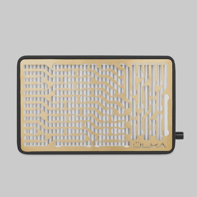 Nail dust collector ÜLKA Nano Gold Black 2 ÜLKA_Nano_black_with _Gold_grille_01