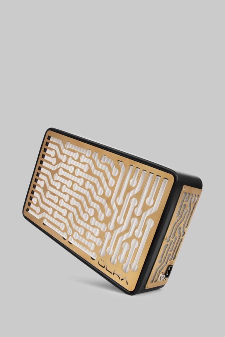 Nail dust collector ÜLKA Nano Gold Black 3 ÜLKA_Nano_black_with _Gold_grille_03