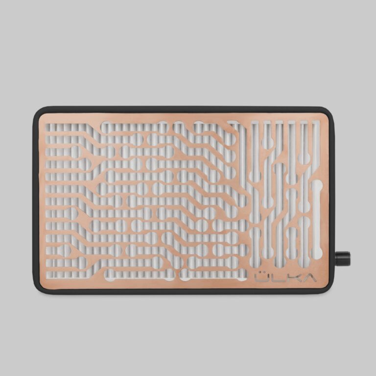 Nail dust collector ÜLKA Nano Rose Gold Black 2 ÜLKA_Nano_black_with _Rose_Gold_grille_01