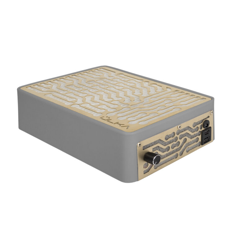 Nail dust collector ÜLKA Nano Gold Grey 1 "Tabletop nail dust collector ÜLKA Nano Gold Grey"