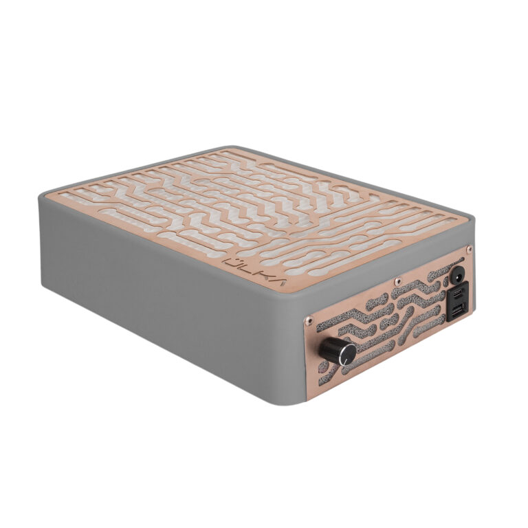 Nail dust collector ÜLKA Nano Rose Gold Grey 1 "Tabletop nail dust collector ÜLKA Nano Rose Gold Grey"