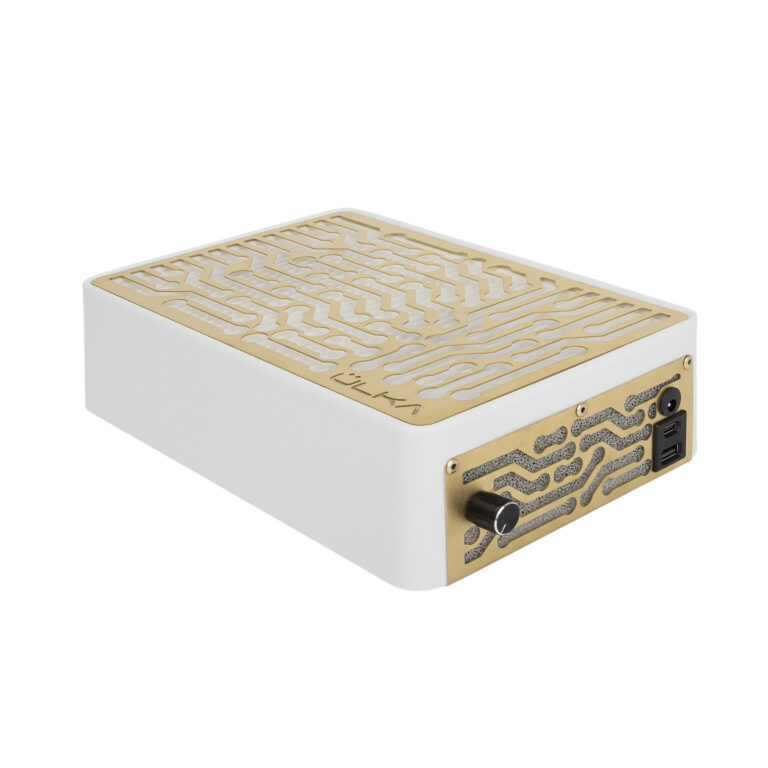 Nail dust collector ÜLKA Nano Gold White 1 "Tabletop nail dust collector ÜLKA Nano Gold White"