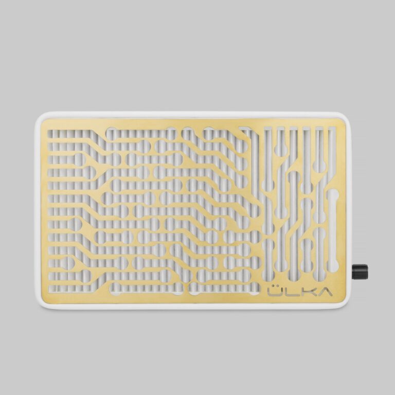 Nail dust collector ÜLKA Nano Gold White 2 ÜLKA_Nano_white_with _Gold_grille_01
