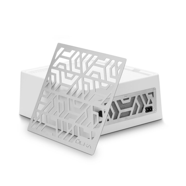 Nail dust collector ÜLKA Premium Silver White 9 ÜLKA_Premium_white_08
